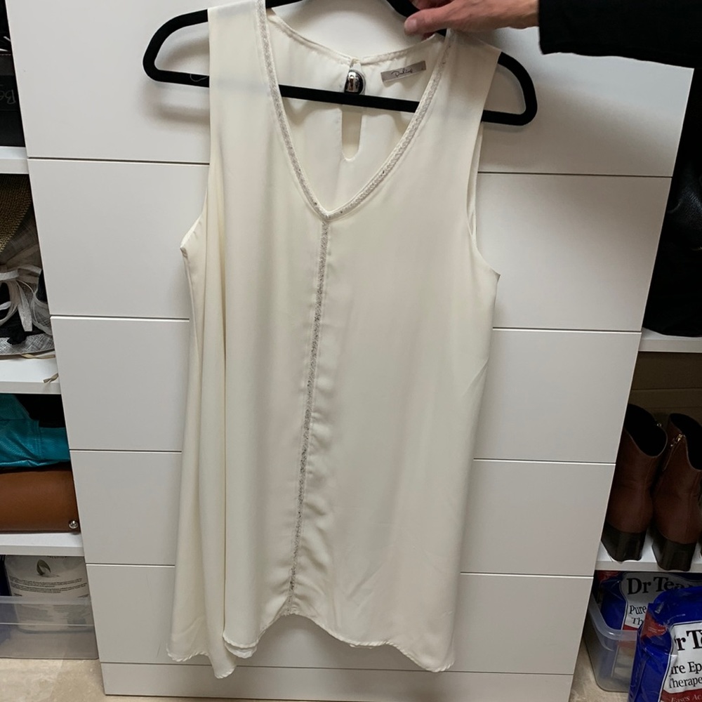 Darling brand trapeze dress  fully lined but still sheer  L